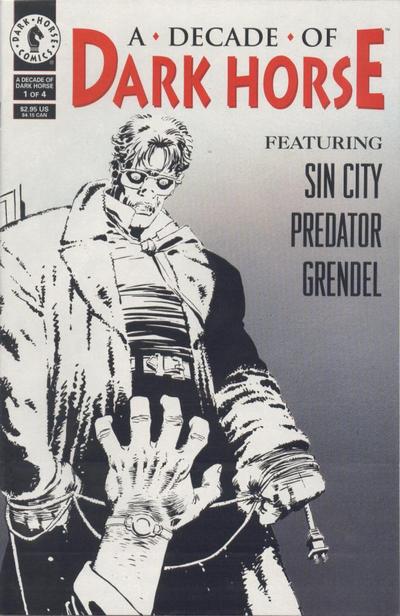 Cover to A Decade of Dark Horse #1 by Frank Miller