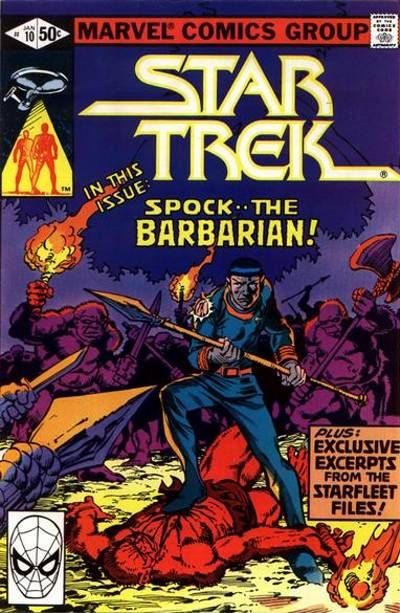 Cover to Star Trek #10 by Frank Miller