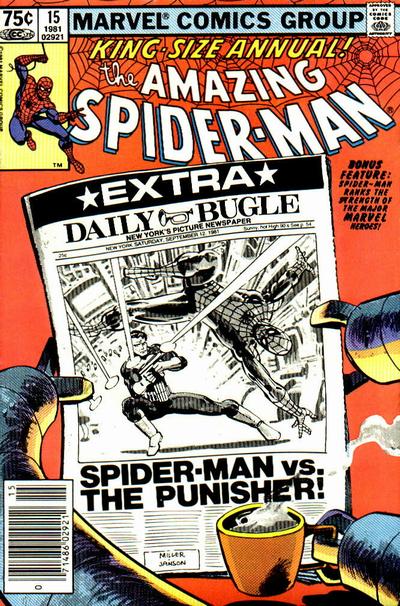 Cover to The Amazing Spider-Man Annual #15 by Frank Miller