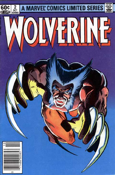 Cover to Wolverine #2 by Frank Miller