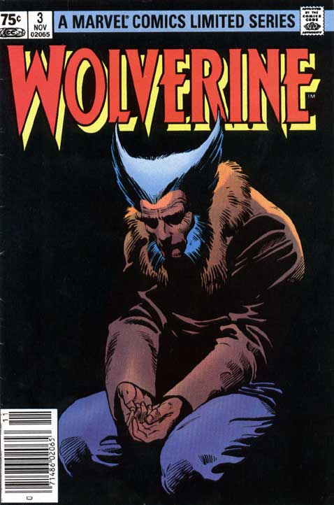Cover to Wolverine #3 by Frank Miller