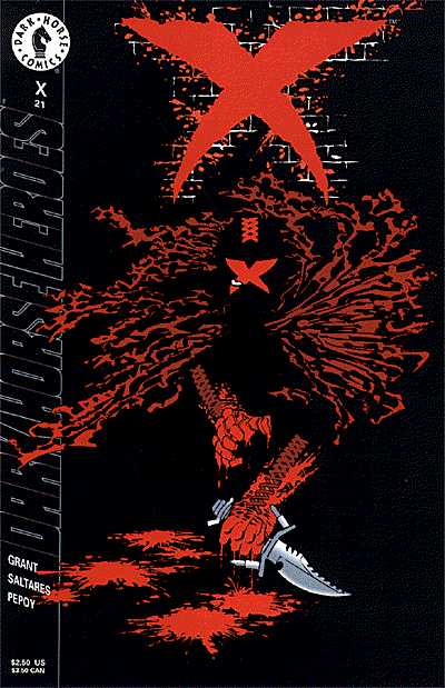 Cover to X #21 by Frank Miller